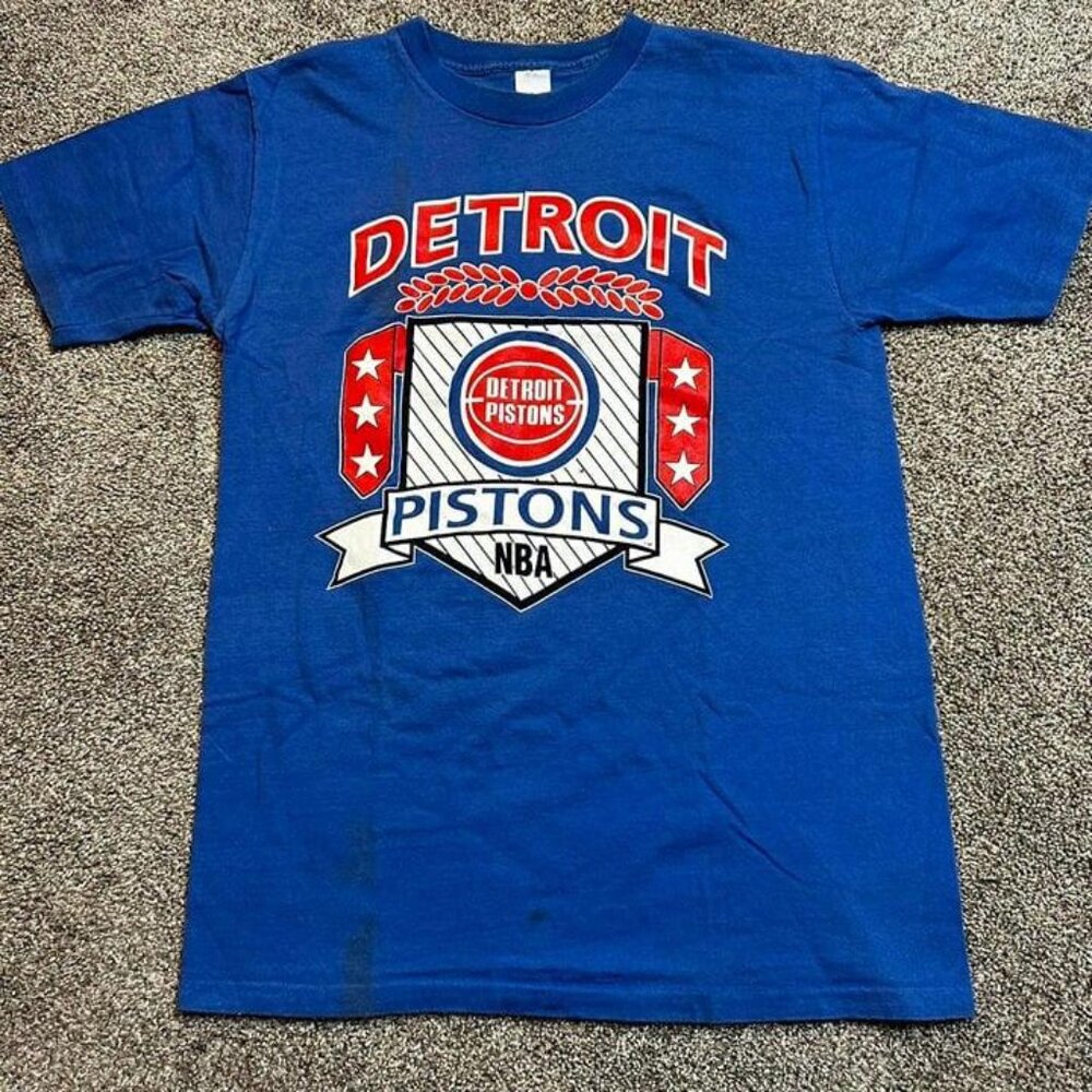 Vintage 1980s Detroit pistons bad boys single‎ stitch T-shirt